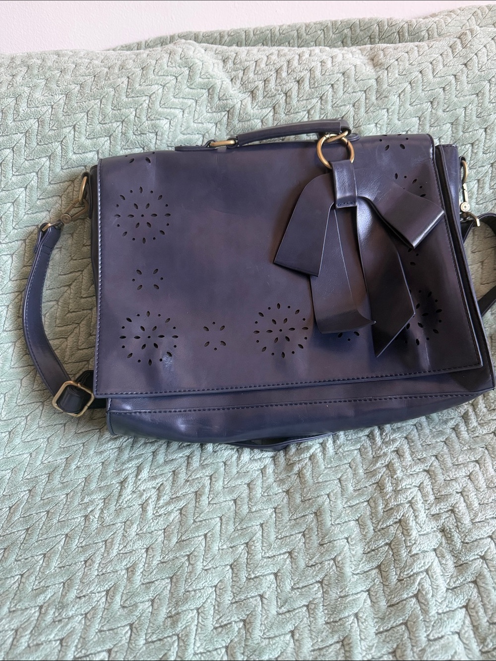 ECOSUSI Vegan Leather Laptop Briefcase 💼 Bag - Picture 4 of 7